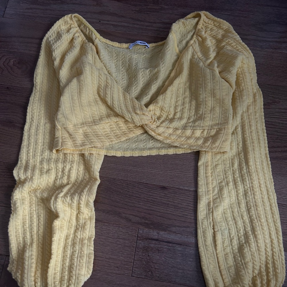 FASHION NOVA Yellow Women's Top